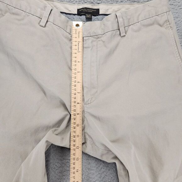 Banana Republic‎ Pants Mens 34x30 Tan Gavin Chino Relaxed Light Academia Pockets - Picture 8 of 9